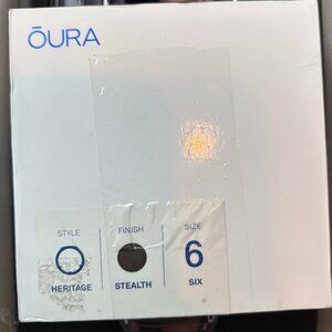 Oura Ring Generation 3 - Size 6 (Stealth)